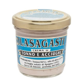 crema spalmabile tonno acciughe